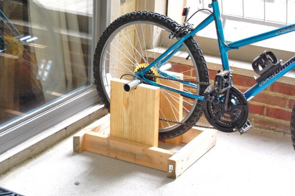 DIY Washing Machine Bike Back Wheel Mount