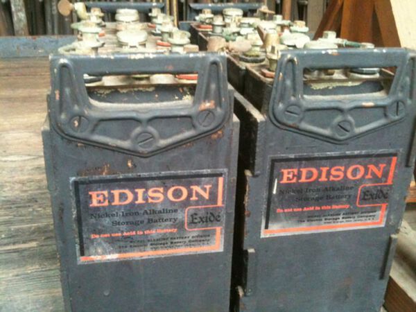 Edison Nickel Iron Batteries