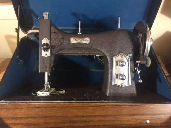 Sewing Machine Used for Sewing Yurt Canvas